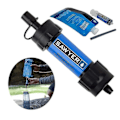 Miniatyrbilde 1 av 2: Mini Bærbar Overlevelsesvannrenser Halm Vannfiltreringssystem_qudddd blue