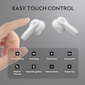 Miniatyrbilde 3 av 5: Trådløse Hodetelefoner, QCY T13 Headset Bluetooth 5.1 med Mikrofon Touch Control, 40 Timers Spilletid