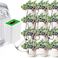 Miniatyrbild 1 av 5: Automatiskt bevattningssystem för krukväxter, bevattningsenheter USB Automatisk droppbevattningssats Växtbevattningssystem med vattentimer_FO for 12 Plants