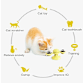 Miniatyrbillede 5 af 5: Vindmølle Legetøj til katte Puslespil roterende pladespiller med børste Kat Spil Catnip Legetøj Killing Interaktiv_qq