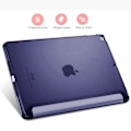 Miniatyrbillede 3 af 5: [QD] Ultra Slim Smart Case med gummibelagt fleksibelt TPU-bagside, automatisk dvale/vækning og visnings-/skrivestativ til iPad Mini 5 - helt blå