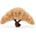 Miniatyrbilde 3 av 5: Jellycat Amuseables Croissant Kosebamse, Liten 8,5 tom | Bakverksplysj | Morsom gaveidé