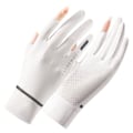 Pikkukuva 1 / 5: UV-suojaiset Jääsiikkahanskat Ajohanskat Naisille white Ice Silk