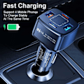 Miniatyrbilde 3 av 5: Billader 4 USB Superrask 38W PD Quick Charge 3.0_qq