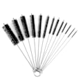 Miniatyrbillede 2 af 3: [QD] 13 stk. dispenserende rengøringsbørster 304 rustfrit stålbørste nylon prøverørsbørste drypbørste