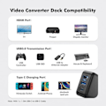Pikkukuva 5 / 5: MultiHub Yhteensopiva Nintendo Switchin kanssa 3 in 1 Dock Set EU-versio_qq
