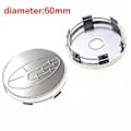 Miniatyrbilde 1 av 4: 4 stk 60 mm Bilstyling Hjul Dekk Senter Navkapsler For Subaru Sti Wrx Forester Outback Impreza Legacy Xv Tribeca Tilbehør Shry C