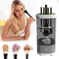 Miniatyrbillede 1 af 5: Automatisk makeupbørste-renser, elektrisk makeupbørste-rensemaskine, makeupbørste-renseværktøj, god gave til_qud Gray