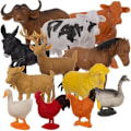 Miniatyrbillede 1 af 5: Bondegårdsdyr Figurer Legetøj - 12 dele_QQ