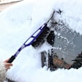 Miniatyrbilde 2 av 3: [QD] Snøbørste & isskrape bilbørste - 2 i 1 snøbørste spade fjerning automatisk snøfjerning bilvindu rene verktøy