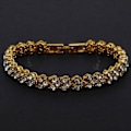 Miniatyrbillede 2 af 4: /QD/Klassisk Armbånd med Strass - Guld