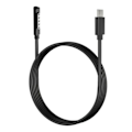 Miniatyrbilde 1 av 3: \"QD\" Ladekabel Hurtig 65W til Microsoft Surface RT Pro 1 2 USB-C