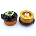 Miniatyrbillede 5 af 5: 2 stk. guld camping gasadapter, gasflaske adapter til udendørs campingkomfur, splitbrænder, ovn, gastilslutning til vandring og camping gasbrænder