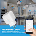 Miniatyrbilde 4 av 4: Tuya WiFi Smart Plugg EU Standard 16A 4-Pakning_qq