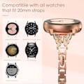 Pikkukuva 2 / 5: QU) Ranneke Galaxy Watch 5 5 Pro, Galaxy Watch 4 40mm 44mm/Watch -kelloon