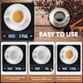Miniatyrbild 3 av 5: QU.Kaffevåg Digital Mat Uppladdningsbar Elektronisk Vägningstimer Abs Espresso Drip