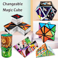Pikkukuva 3 / 4: \"QD\" Fidget 6x6x6cm 3D Magneettinen Kuutio Muuttuva Taikakuutio Palapeli