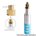 Miniatyrbilde 4 av 5: QD-Soda CO2 Gass Konverter Adapter for Tr21-4 Hunn til Tr21-3 Hann Gjenget Quooker Cube Tank Utløp Kobber Fotofarge