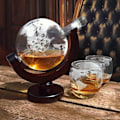Miniatyrbillede 2 af 3: /QD/Rund Karaffel med Skib - To Glas