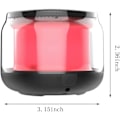Pikkukuva 3 / 4: QD-RGB-valo Bluetooth-audio Värikäs tunnelmavalaisin, pöytätietokone ulkokäyttöön pieni kannettava stereo bluetooth-kaiutin,