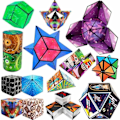 Pikkukuva 4 / 4: \"QD\" Fidget 6x6x6cm 3D Magneettinen Kuutio Muuttuva Taikakuutio Palapeli
