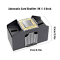 Miniatyrbild 4 av 4: Automatisk Kortskämmare Elektrisk Spelkortskämmare