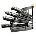 Miniatyrbilde 5 av 5: Fjernkontrollholder for 4 fjernkontroller Svart_qq