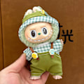 Miniatyrbild 5 av 7: ONLY CLOTHES Söt V1 V2 LABUBU Blind Box Hänge Docka DIY Klä upp Kostym Litet Monster Haklapp Byxor Babykläder From_qd LBB-31