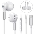 Miniatyrbild 2 av 5: [QD] USB-C Hörlurar kompatibla med Samsung Galaxy S22 Ultra S21 FE S20 A53 USB-C Hörlurar med Mikrofon In-ear Hörlurar med Kabel Hörlurar USB Typ C