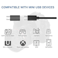 Miniatyrbillede 5 af 5: Usb C til Mini Usb Adapter - 4 stk Type C Hun til Mini Usb Han Konverter til Mp3-afspiller