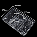 Miniatyrbillede 2 af 5: [QD] Chokolade Cardani Bar Form Polykarbonat Chokoladeform Plast Bagning Konditori Form Bonbon Confe
