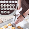 Miniatyrbilde 2 av 5: 20-delt Cookiepress-sett for å lage former_GOD