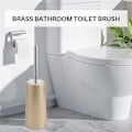 Pikkukuva 4 / 5: [QD] WC-harja ja pidike ruostumattomasta teräksestä - Kultainen WC-harja kylpyhuoneeseen