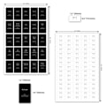 Miniatyrbillede 3 af 5: Krydderietiketter, sorte krydderietiketter_qq