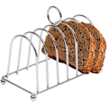 Miniatyrbillede 1 af 5: \"QD\" Rustfri Hesteskoformet Brødrister Display Hjemmekøkken Rister Udendørs Camping Picnic Brød Ristestativ Hjem Udendørs Køkken