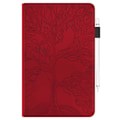 Miniatyrbilde 2 av 4: Lærfodral for Huawei Mediapad M5 10,8 tommer_nzywt Red