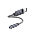 32bit / 384kHz USB-C till 3,5 mm ljudadapterkabel DAC-adapter Grå
