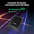 Pikkukuva 2 / 5: 5G Kannettava Mobiili Hotspot-reititin, 2100 mAh akku, Plug and Play, sopii matkoille_qudddd