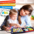 Pikkukuva 5 / 5: /QD/Busy Board Montessori -lelu - Aktiviteetti- ja kehityslelut lapsille - Sininen, P4 - Montessori-peli Hienomotoristen taitojen oppimiseen