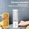 Miniatyrbild 1 av 4: QU.450ML Kraftfull Portabel Blender för Smoothies och Shakes Magnetisk Laddning Matberedare Fruktmixer Maskin Mini Juicepress Blender Kopp