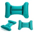 Inflatable Lumbar Support Pillow Ultralight Ergonomic Travel Camping Back Cushion