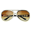 Pikkukuva 1 / 2: 2023 Uudet Suuret Elvis King Of Rock Rock Roll Tcb Aviator Aurinkolasit Wanke