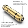 Miniatyrbild 3 av 5: 9mm Röd Laser Träningskassett med Batteri Infraröd Kalibreringsinstrument för Torrskjutsträning Praktisk Simulerad Skytteträning Tillbehör
