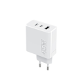 Miniatyrbilde 2 av 3: 45W PD iPhone, Samsung QC Hurtig Vegglader 2xUSB-C 1xUSB Hvit_qu White Vit