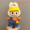 Miniatyrbild 1 av 7: ONLY CLOTHES Söt V1 V2 LABUBU Blind Box Hänge Docka DIY Klä upp Kostym Litet Monster Haklapp Byxor Babykläder From_qd LBB-58