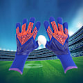 Miniatyrbillede 4 af 5: Professionelle latex fodboldhandsker Fodboldmålmandshandske Sort A7_GOD