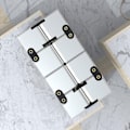 Pikkukuva 3 / 4: \"QD\" Fidget-lelu Stressinlievitys Infinite Cube Flip Kuutio Sininen