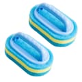 Sponge Cleaning Brush for Kitchen Bathroom Portable Sponge Brush with Plastic Handle 2pcs Multifunctional Sponge Brush