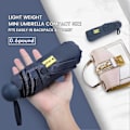 Miniatyrbillede 5 af 5: Mini Sammenfoldelig Rejseparaply - 8 Paraplyer Små UPF50+ UV Beskyttelse mod Sol og Regn med Kapselboks_ufo