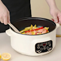 Miniatyrbild 1 av 5: QU.Elektrisk Multikokare 220V Non-stick Multifunktionell Matlagningsmaskin Hotpot Nudlar Ägg Soppa Ångkokare Ris Kokare För Hemmet